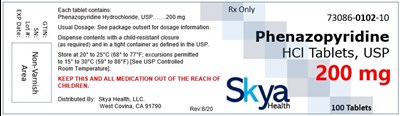 Phenazopyridine 200mg 100.jpg.jpg label - Phenazopyridine 200mg 100